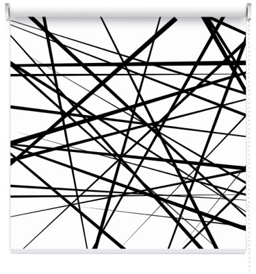 Houseart Ακανόνιστες γραμμές, Line Art, Ρολοκουρτίνες, 100 x 46 εκ.